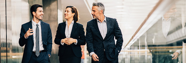 Group of 3 professionals