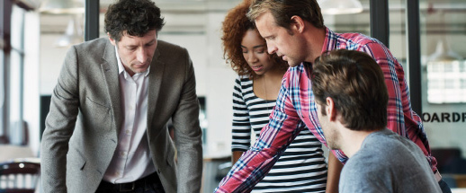 Group of People Collaborating