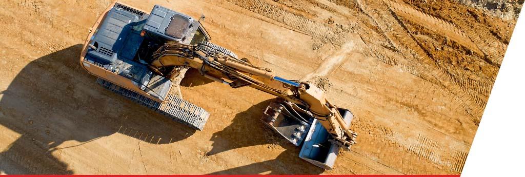 Excavators at construction site | CNA Insurance