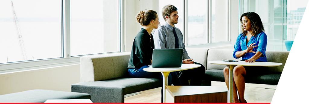 Colleagues working together in a meeting