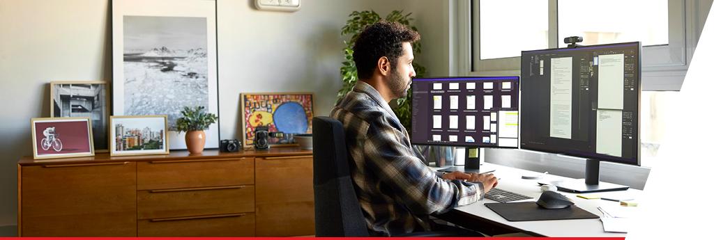 Man working from home